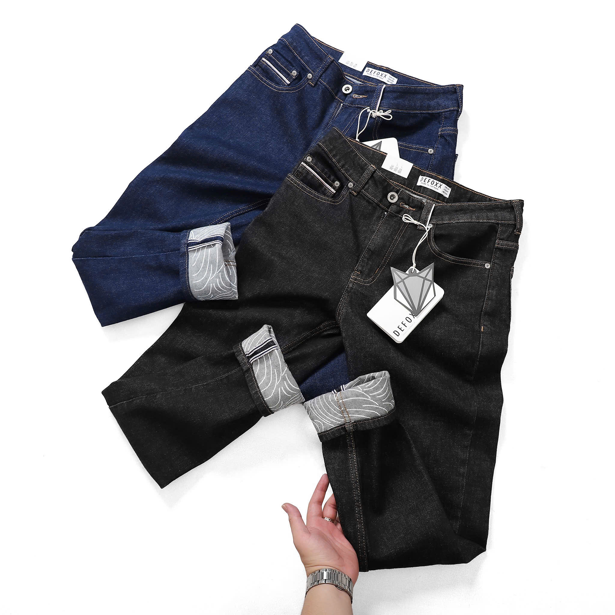 Indigo Jeans Defoxx Blue 231152 & Black 231151