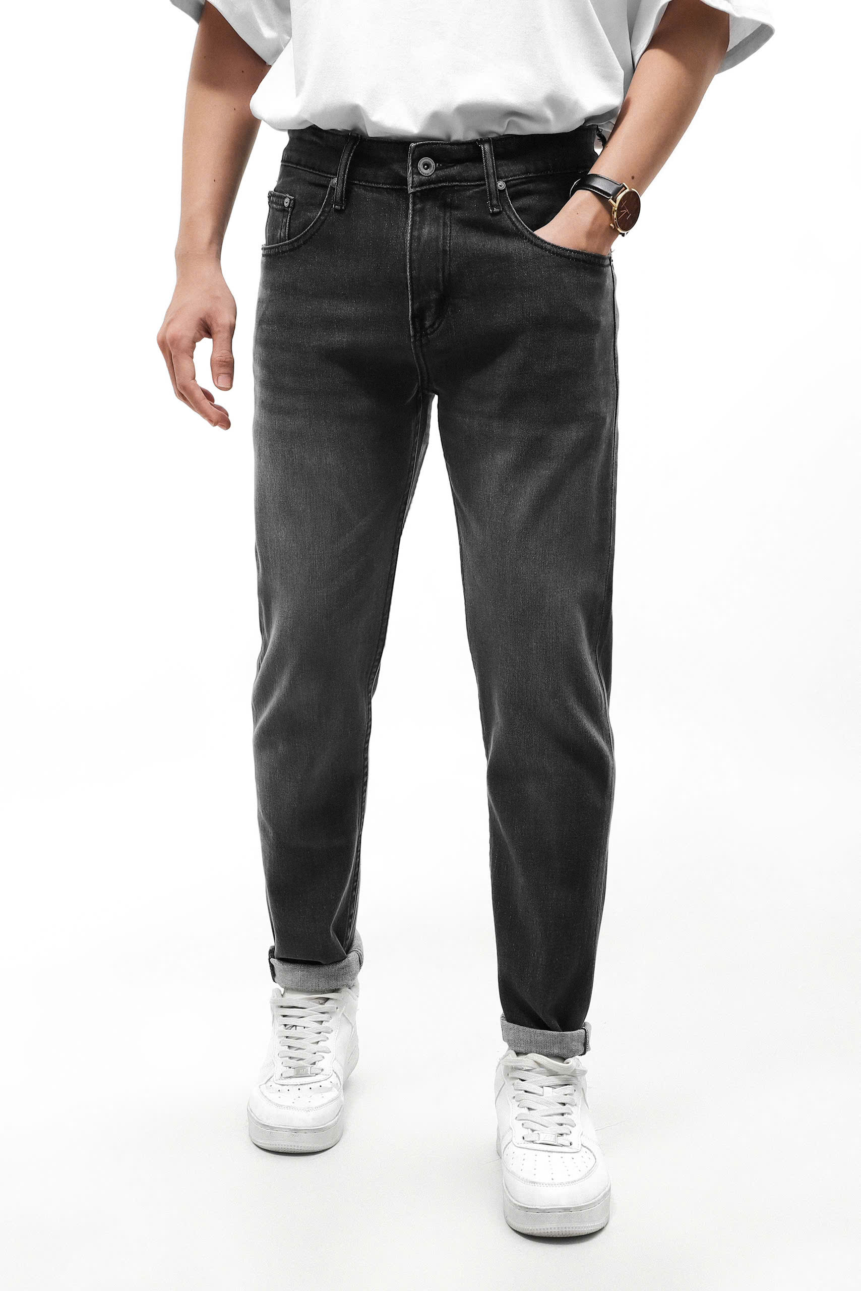 Jeans Slim fit Defoxx Gray 241130