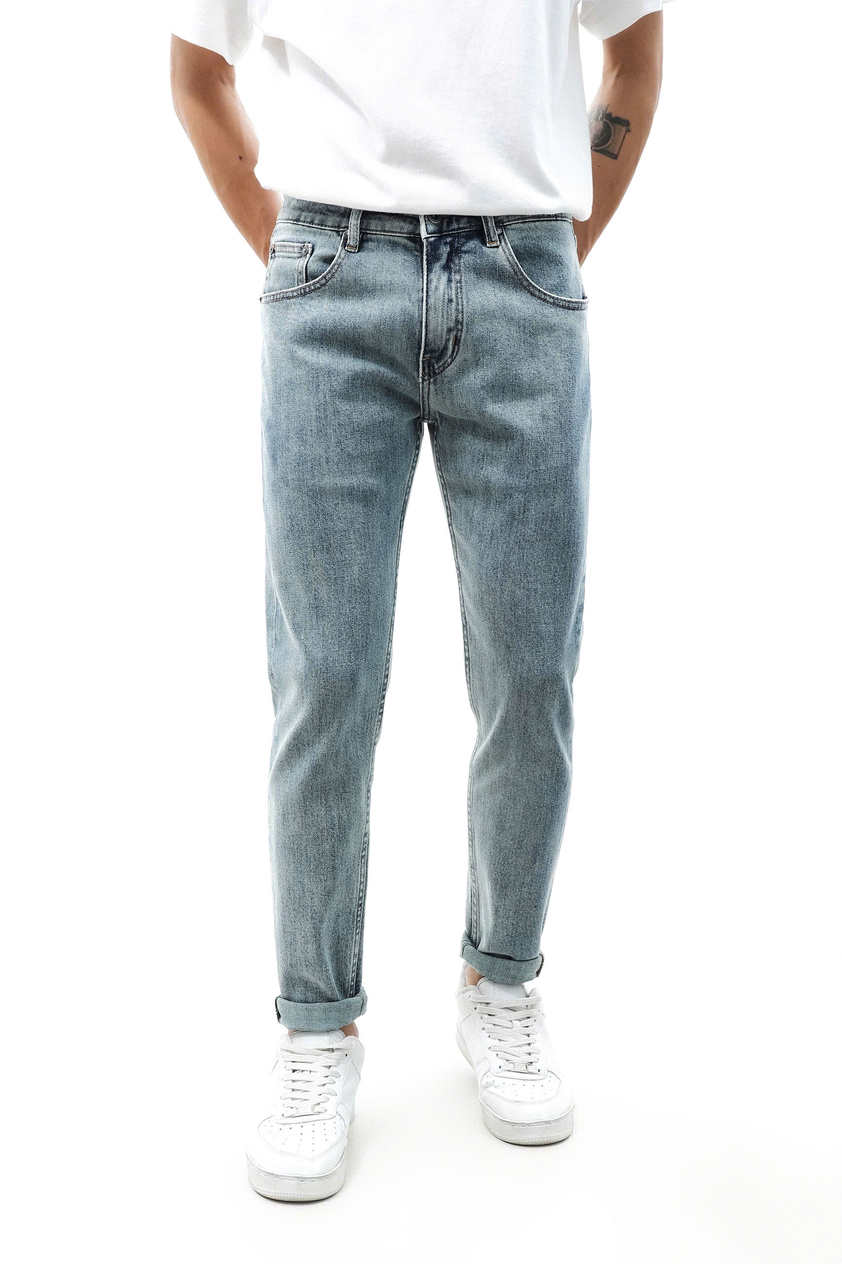 JEANS SLIM FIT DEFOXX BLUE 240908