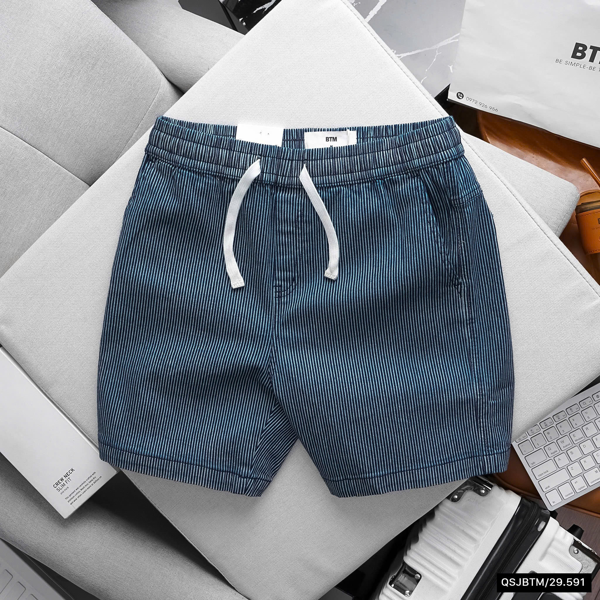 Short BTM chất vải jeans - Regular fit