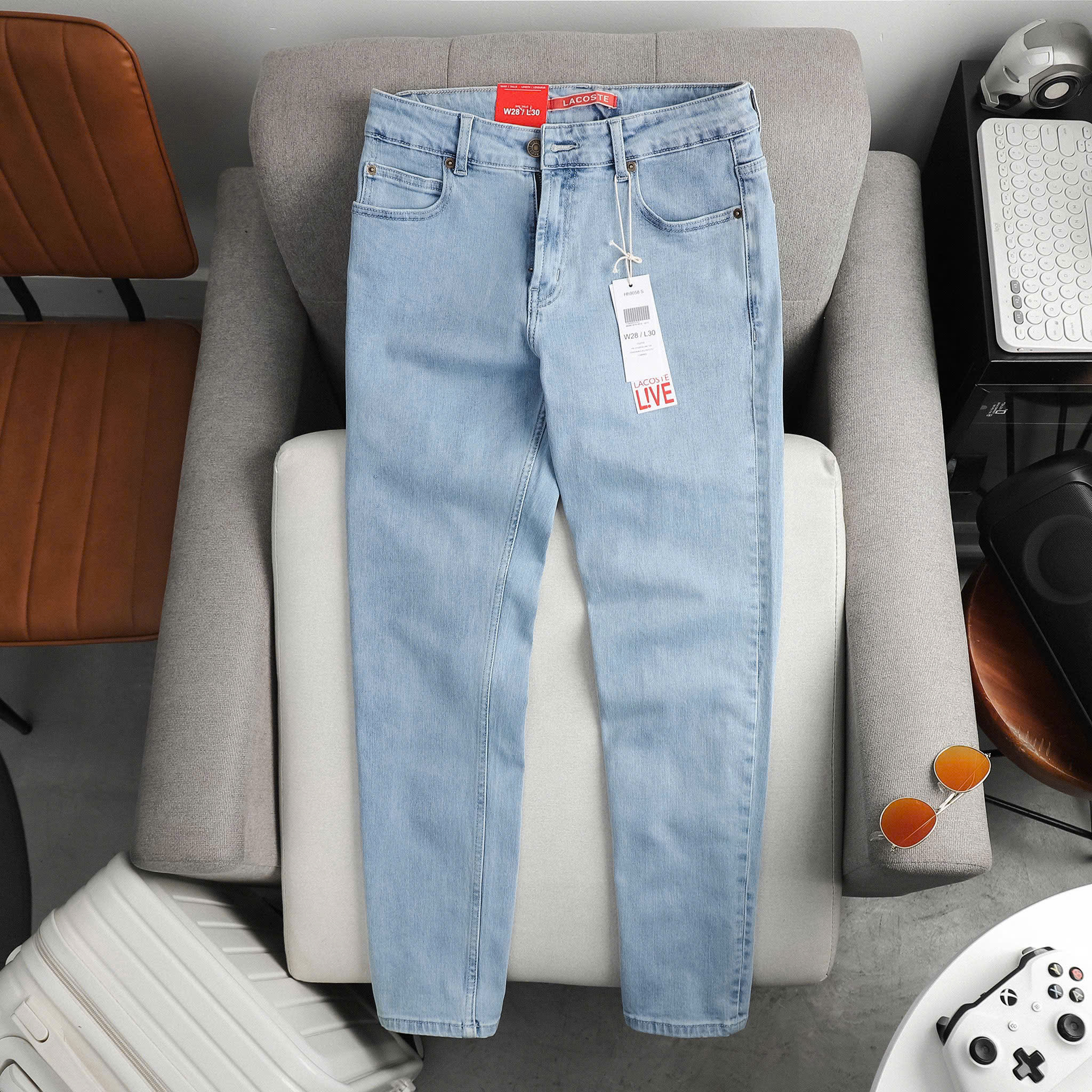 L.C Jeans - xanh ya 240846 - Slim fit