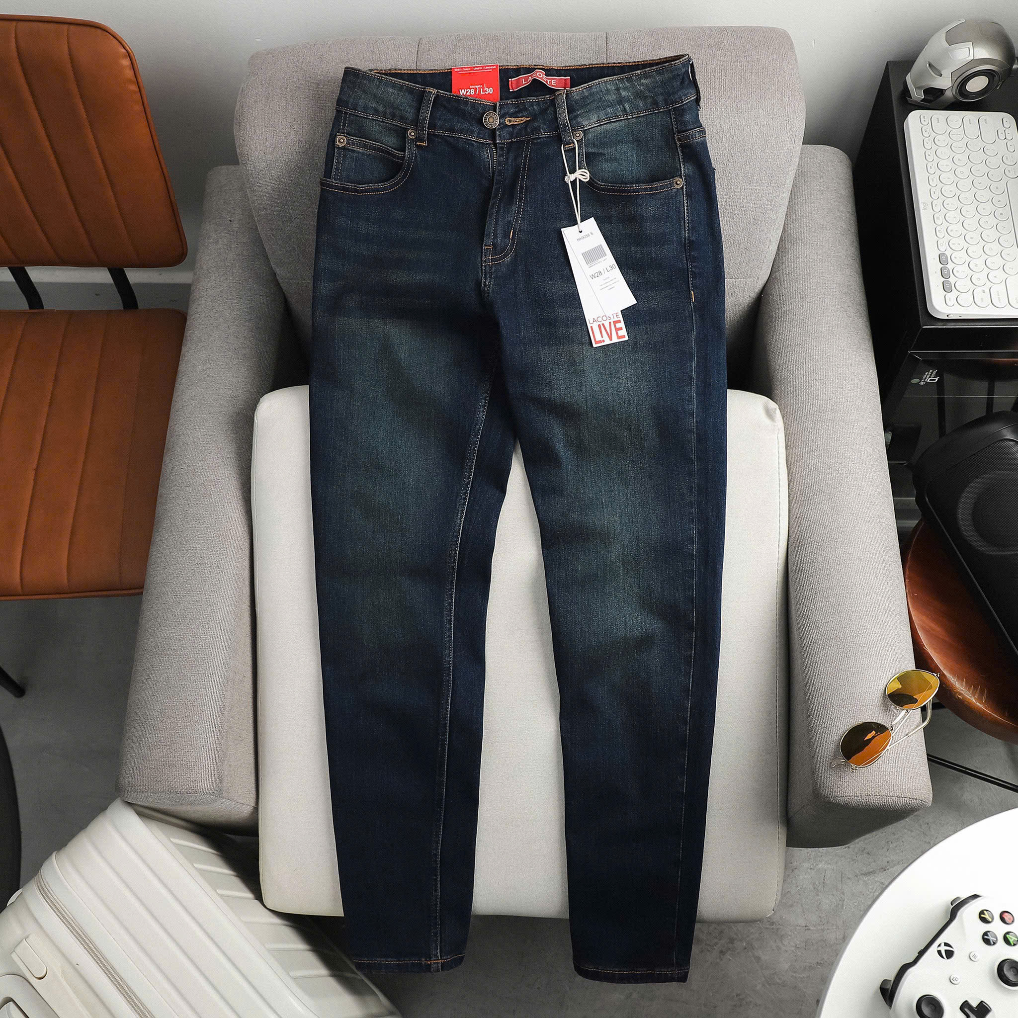 L.C Jeans - Xanh than wash 240845 - Slim fit