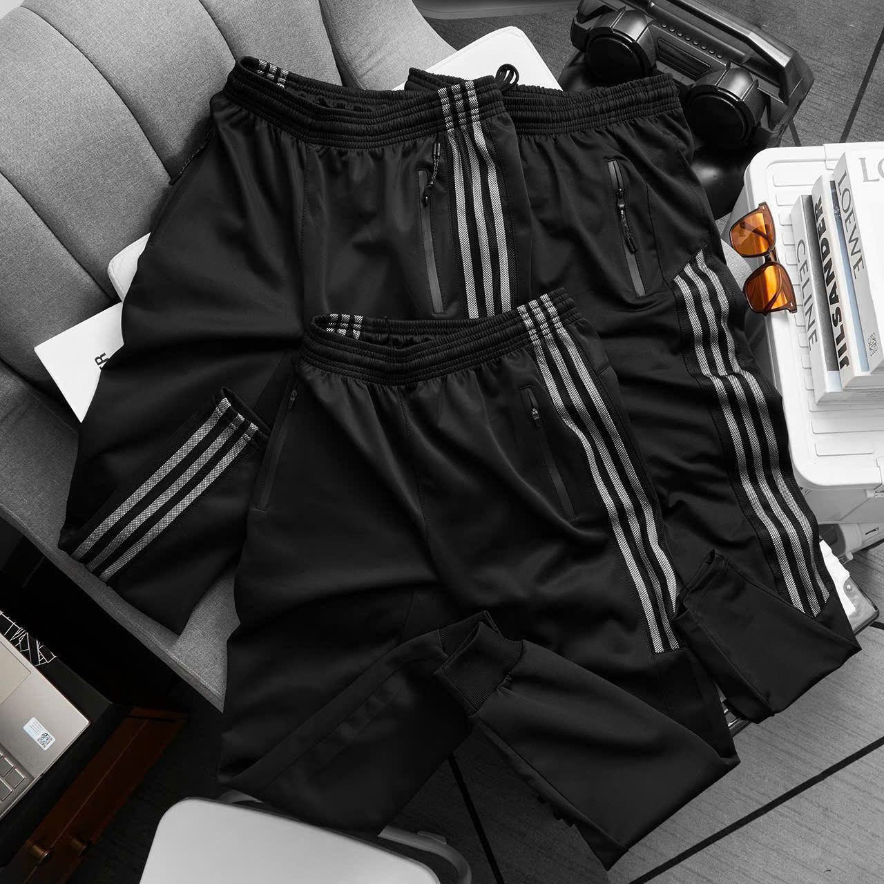 Quần dài thun poly - Not logo