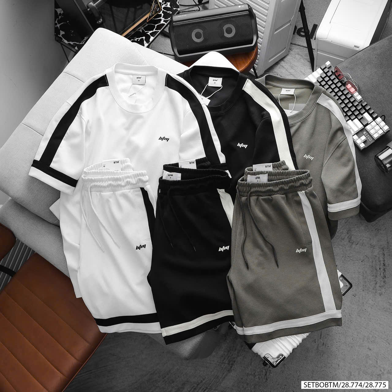 Set bộ BTM vải mè 